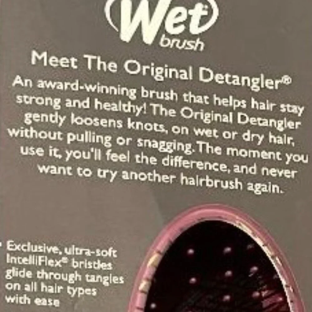 BRAND NEW ~ WET BRUSH ORIGINAL DETANGLER ~ LIMITED EDITION ~ FREE SPIRIT SANGRIA